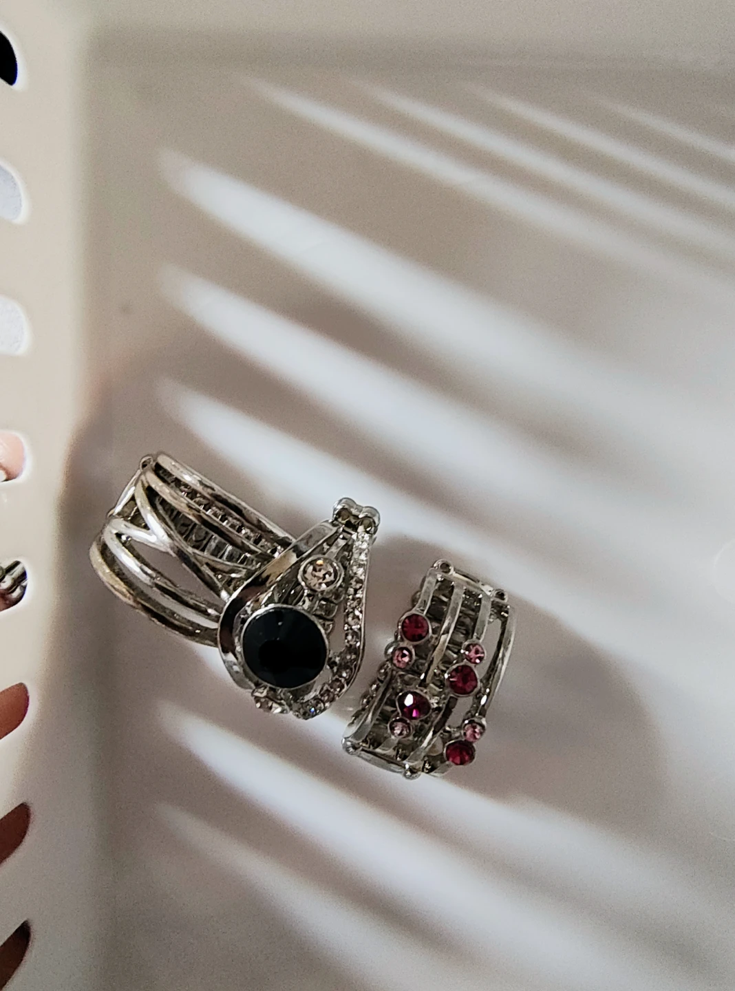 3 paparazzi Stretch Rings with Gems