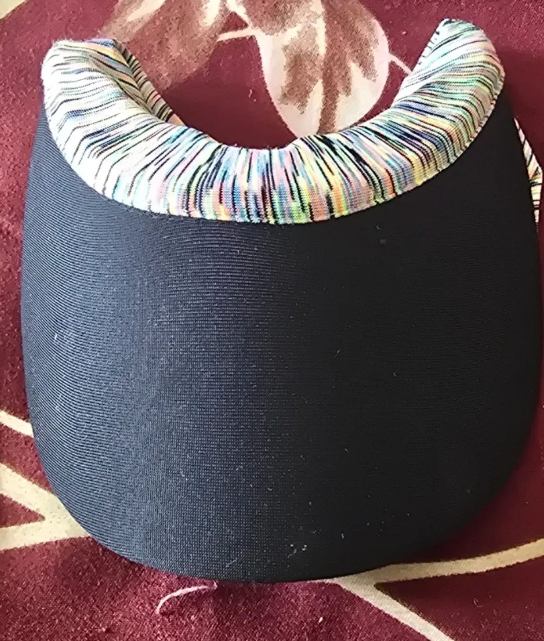 Multi-coloured Striped Visor⚽ - photo 2