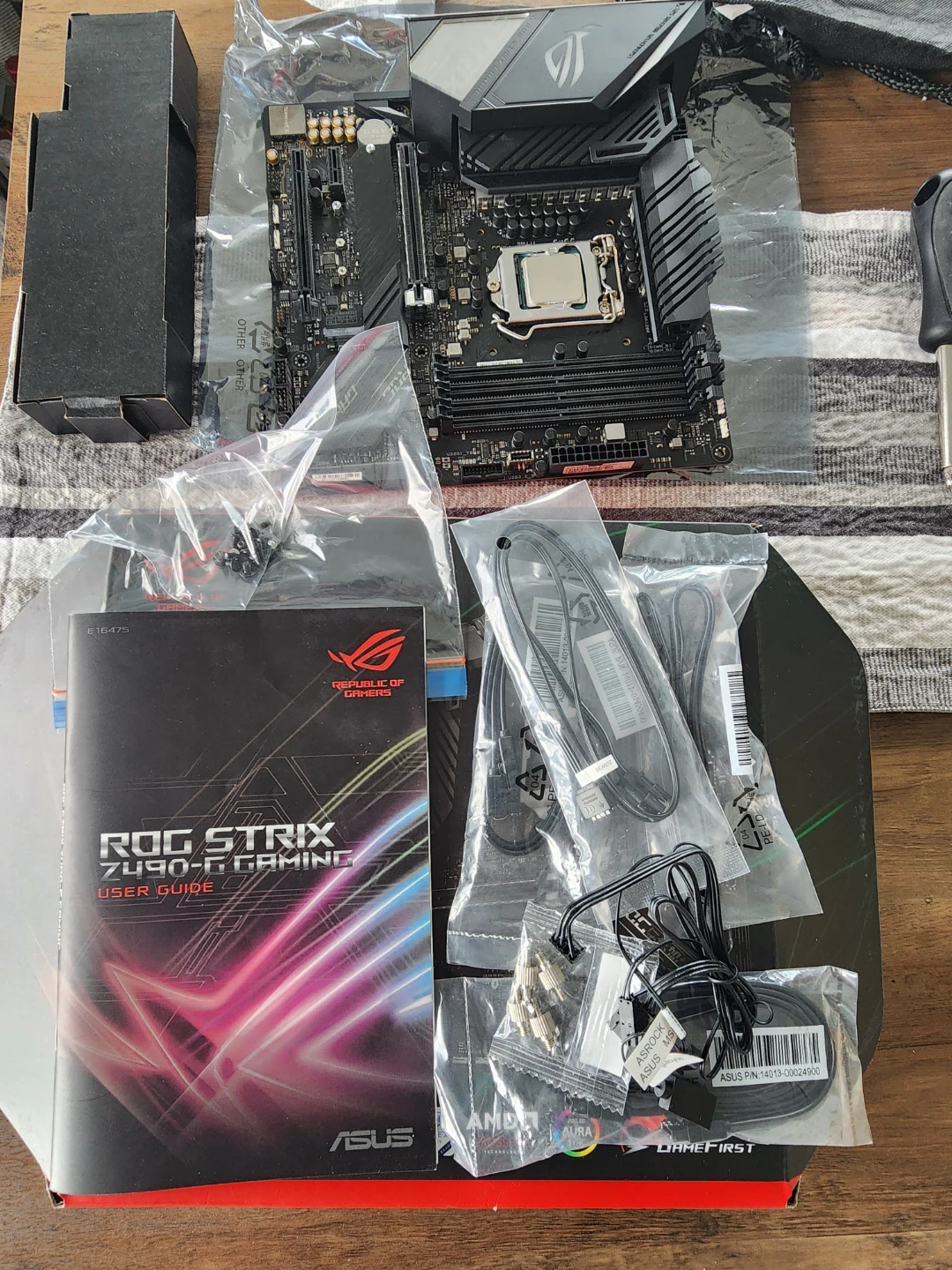 Intel Core i7-10700 + ASUS ROG STRIX Z490-G GAMING Motherboard - photo 4