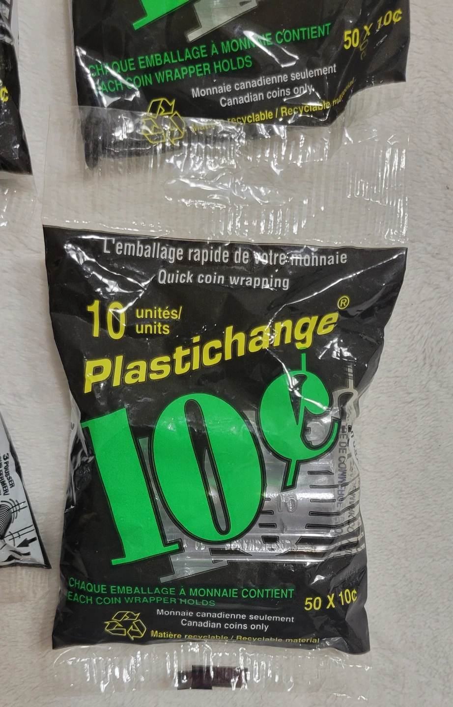 Plasticchange Quick Coin Wrappers - 10 Cents ⚽