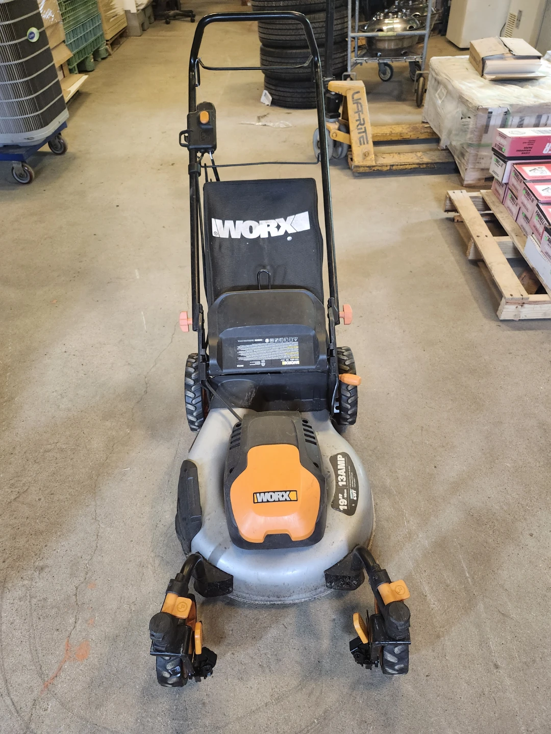 WORX 19" 13AMP Electric Lawn Mower