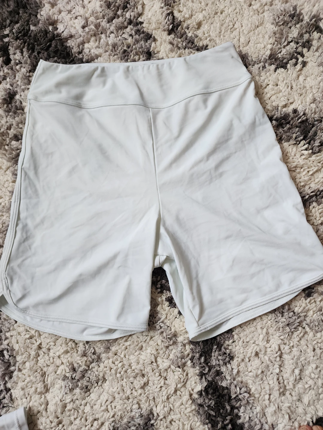 White Tank Top and Shorts Set - photo 2