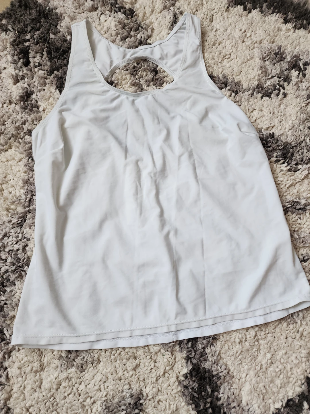 White Tank Top and Shorts Set - photo 4