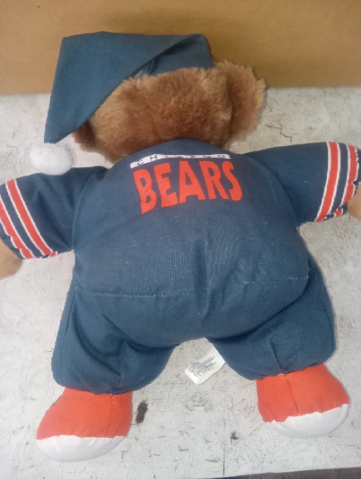 Chicago Bears Plush bedtime Teddy Bear - photo 2