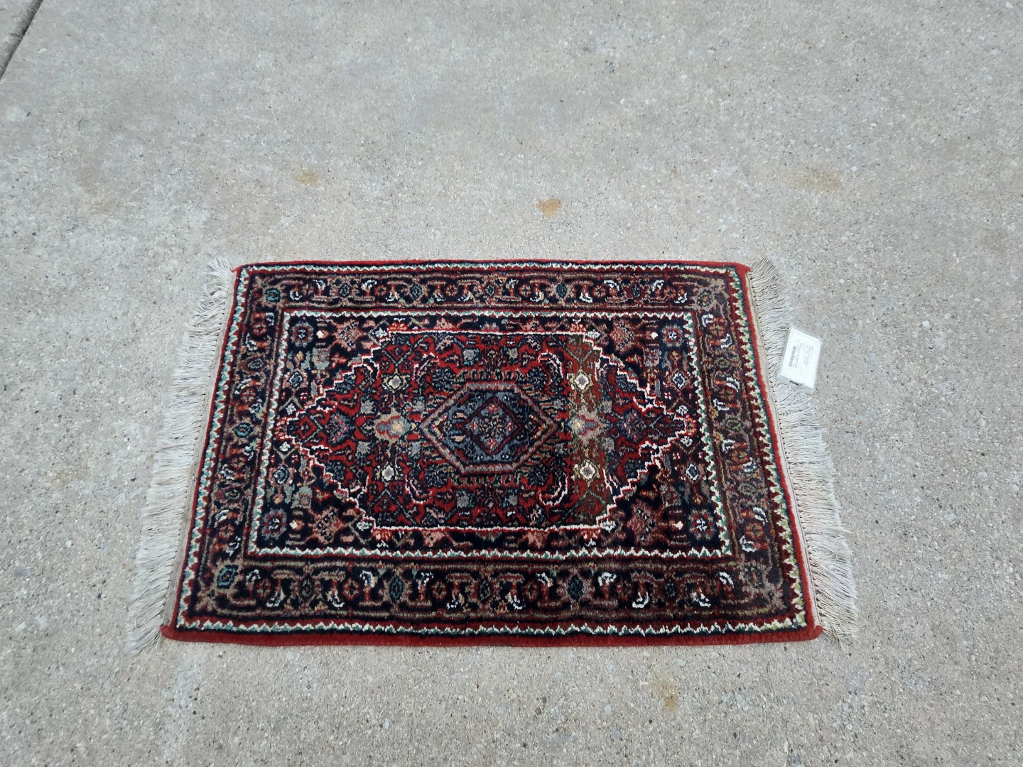 Small Indian (Bidjar) Persian Area Rug