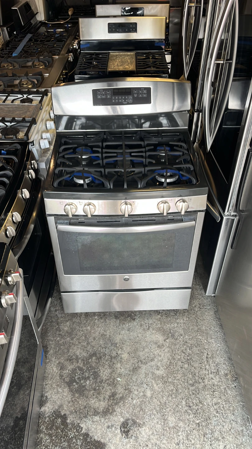 GE Gas Range Stove Oven Stainless Steel