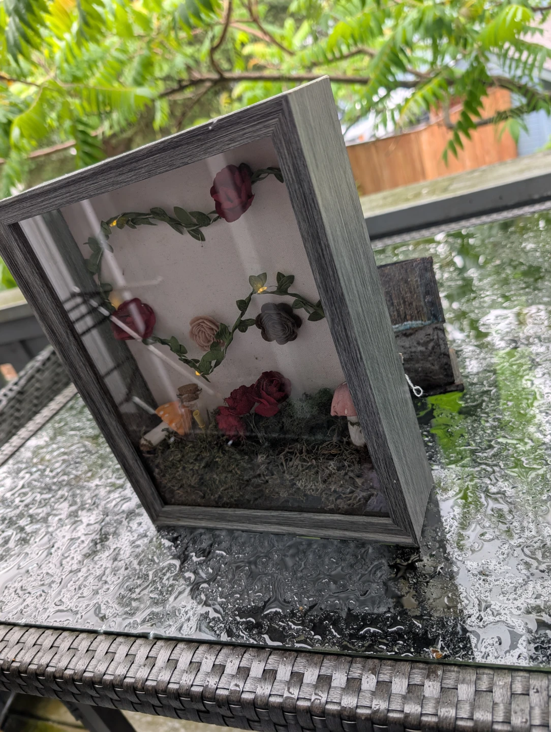 Shadow Box Fairy Garden Decor - photo 2