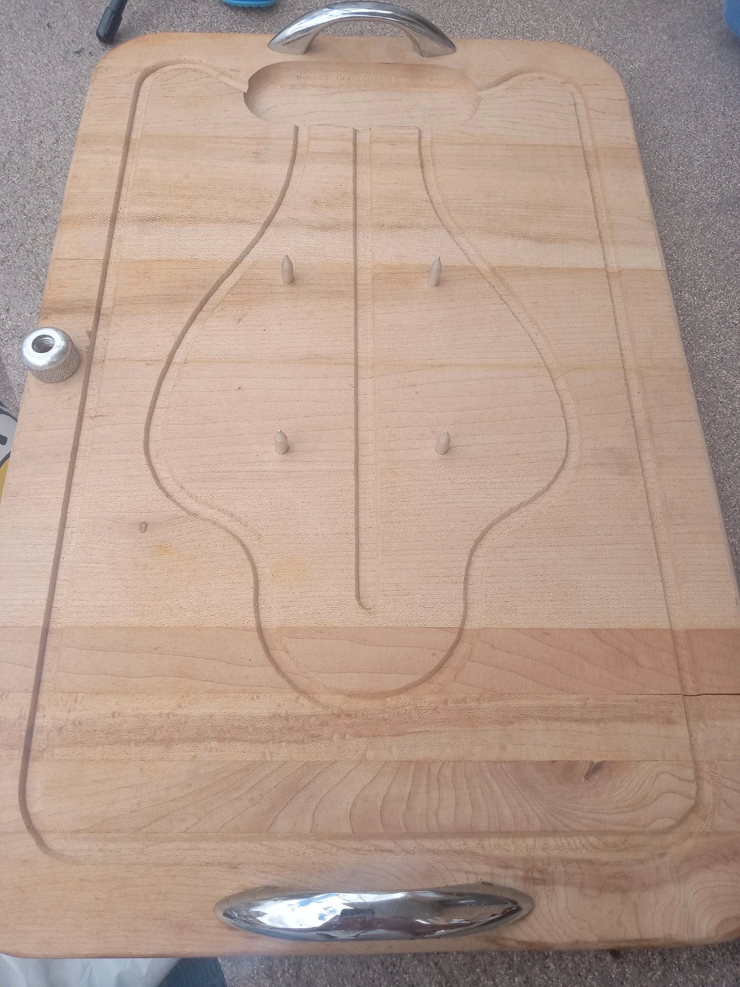 Wooden Carving Board with Handles