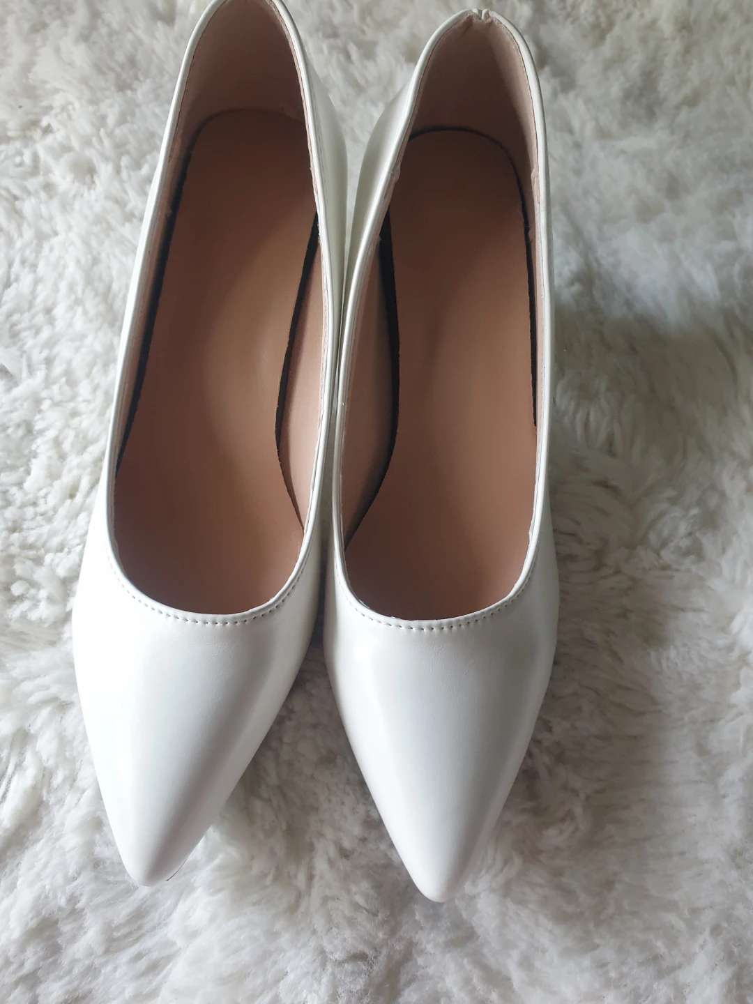 White Women's Heels - Size 38