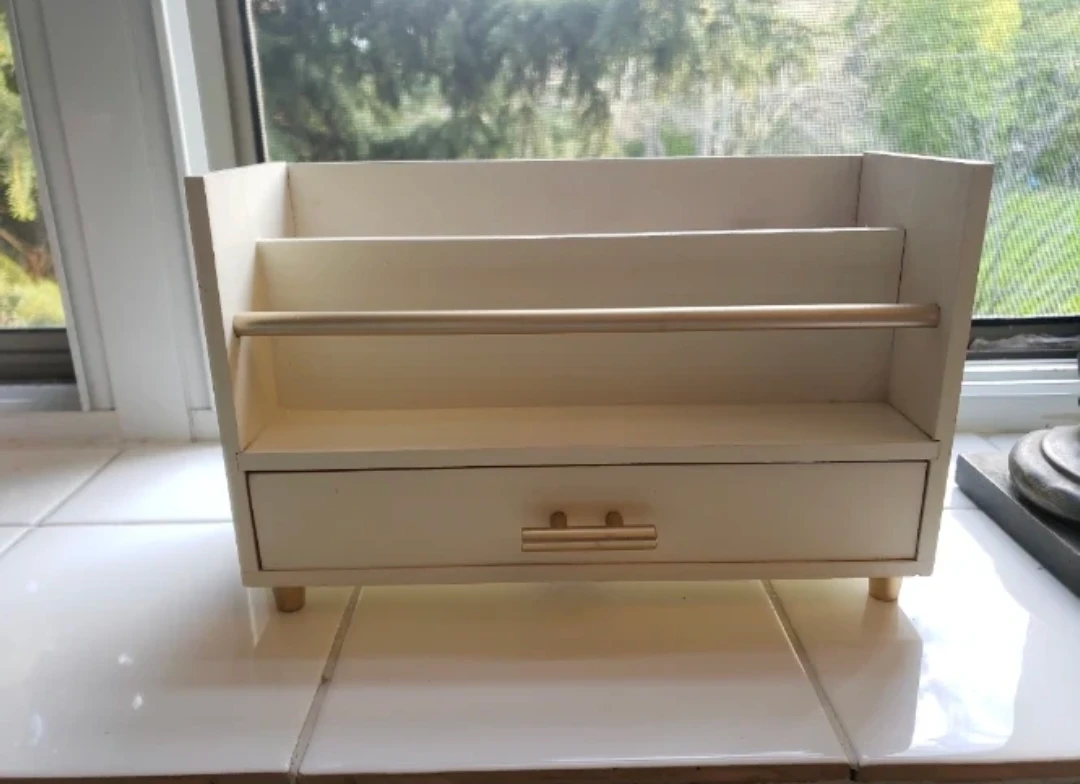 Wooden Letter Sorter/Organizer with Drawer - photo 5