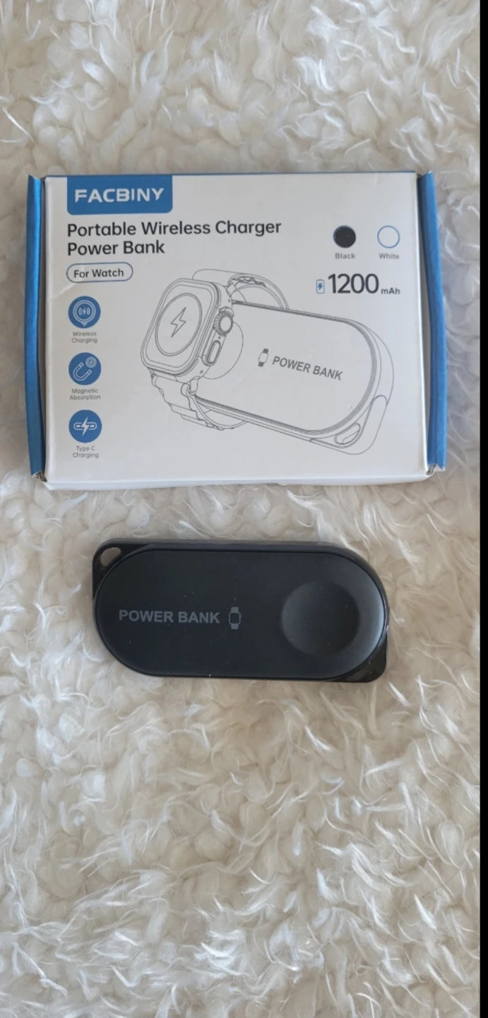 Portable Wireless Charger Power Bank for Apple Watch