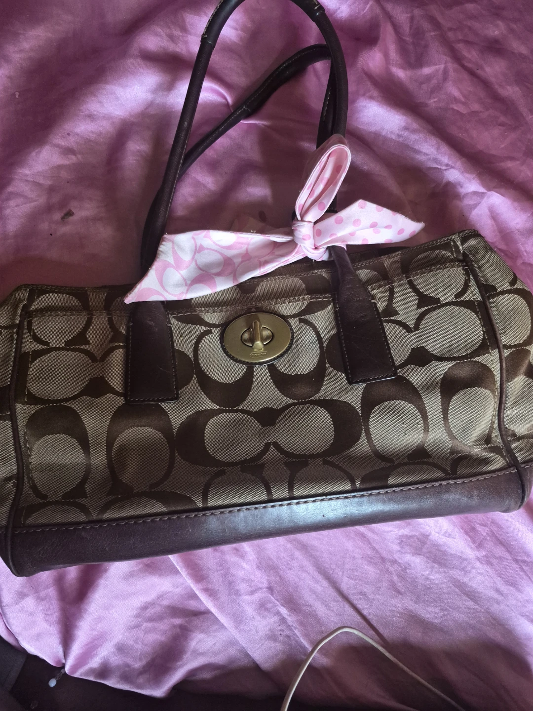 Coach Monogram Shoulder Bag - photo 3