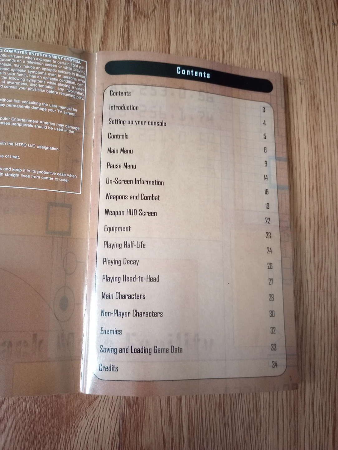 HALF LIFE  ps2 Game/Manual - photo 5