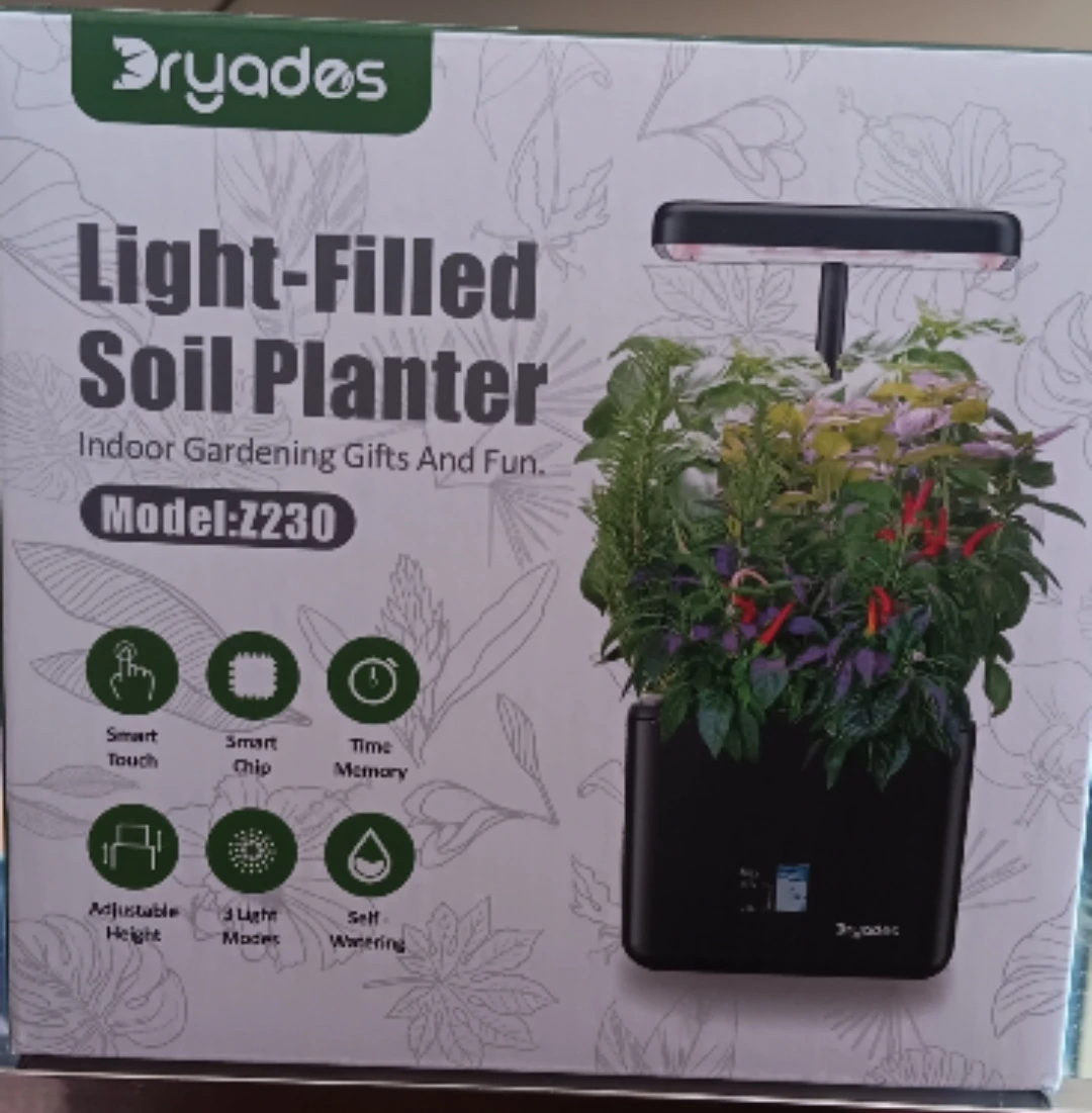 Bryades Light-Filled Soil Planter (Model: Z230)