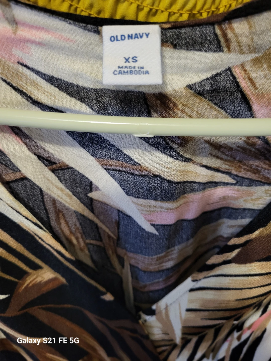 Old Navy Tropical Print V-Neck Long Dress XS - photo 4