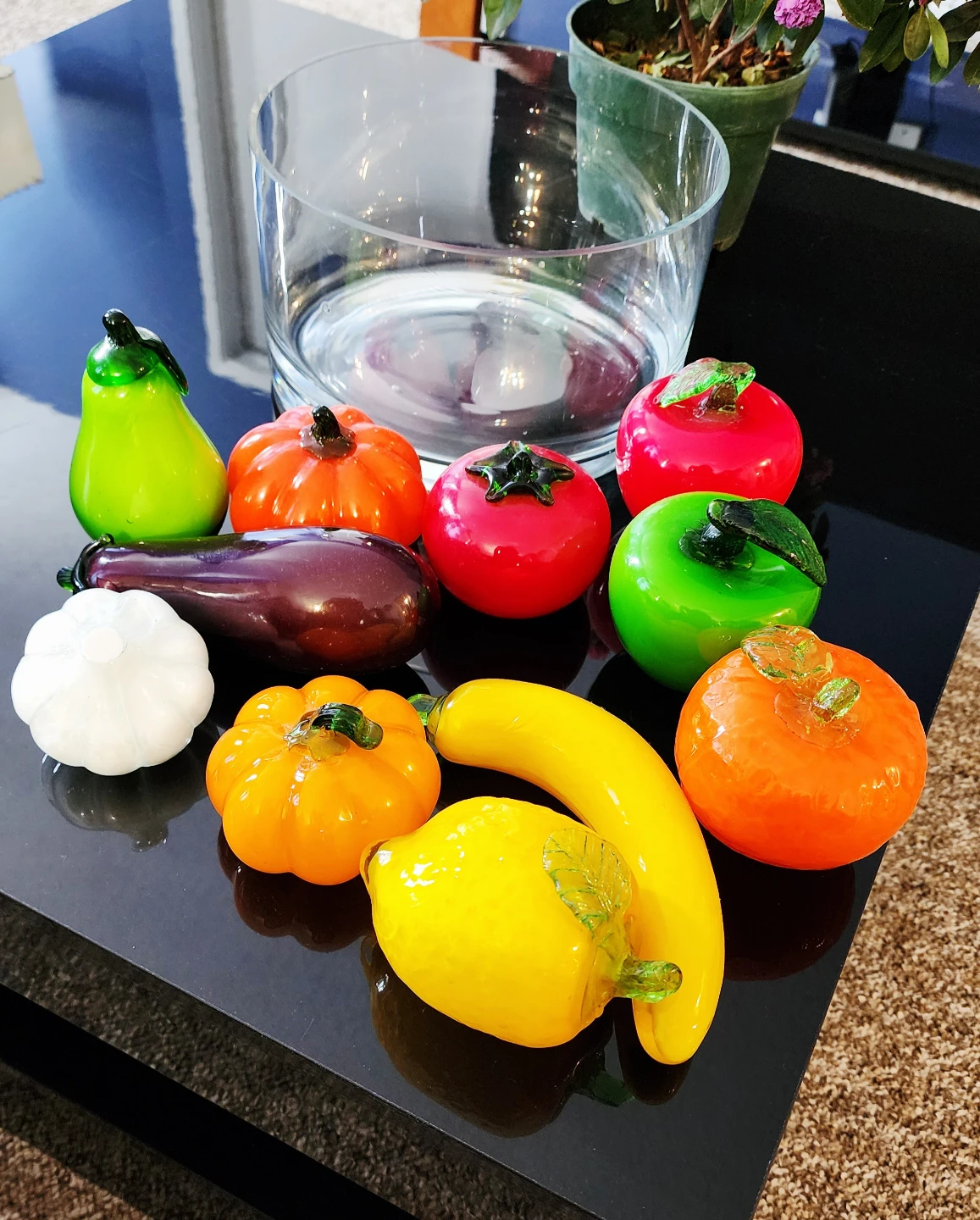 Elegant glass fruit bowl - photo 4