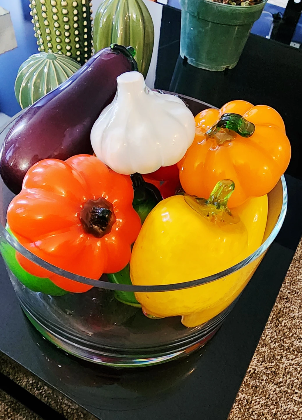 Elegant glass fruit bowl - photo 5