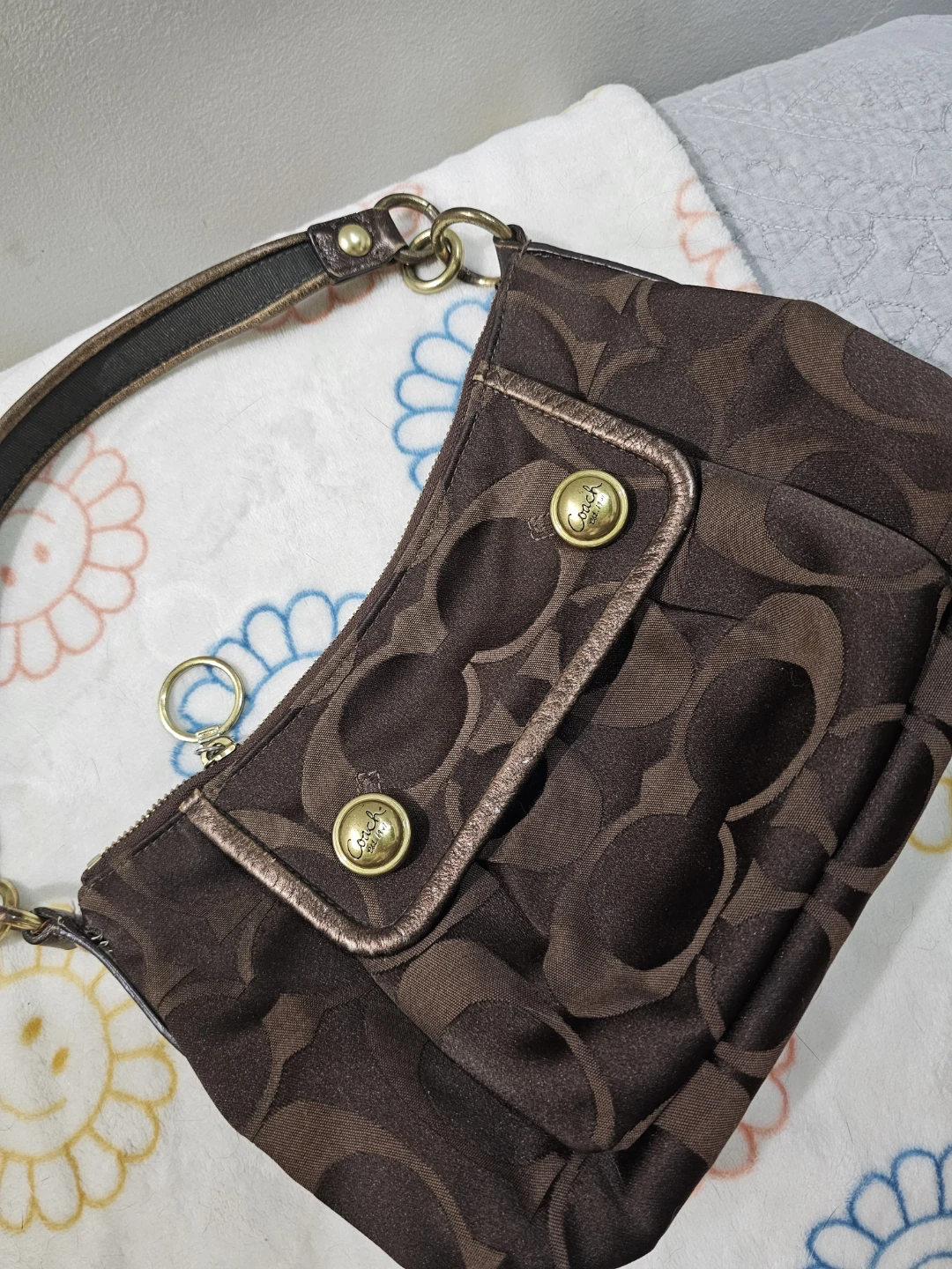 Coach Monogram Shoulder Bag - photo 4