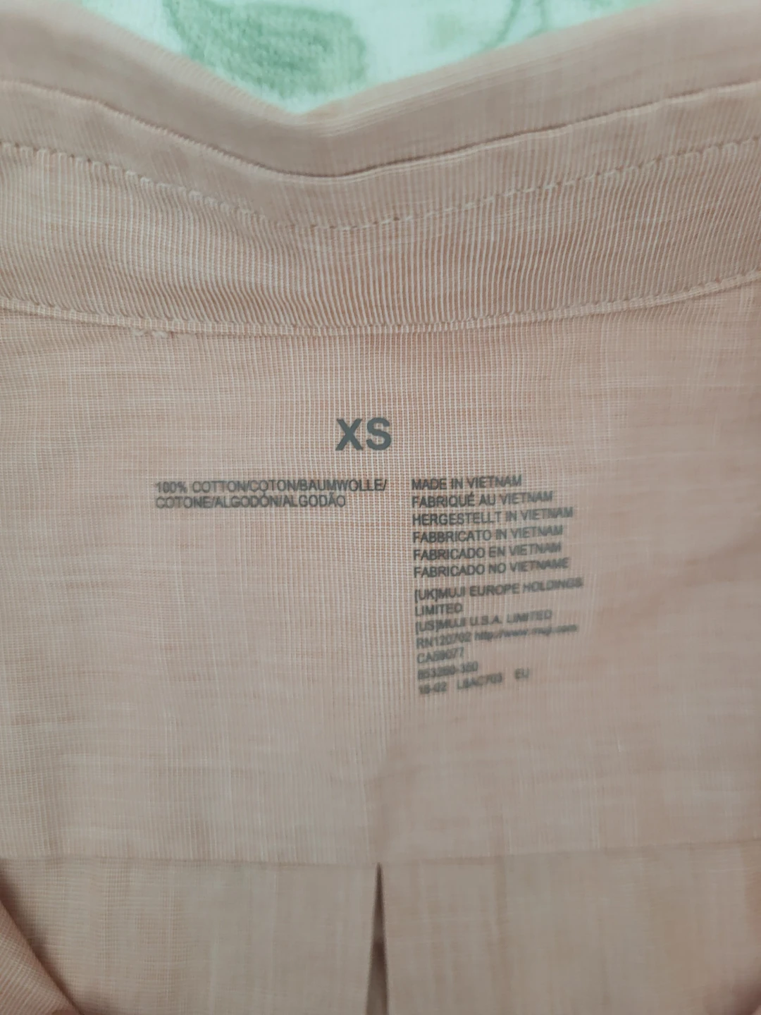 Muji Pink Cotton Button-Up Shirt - photo 2