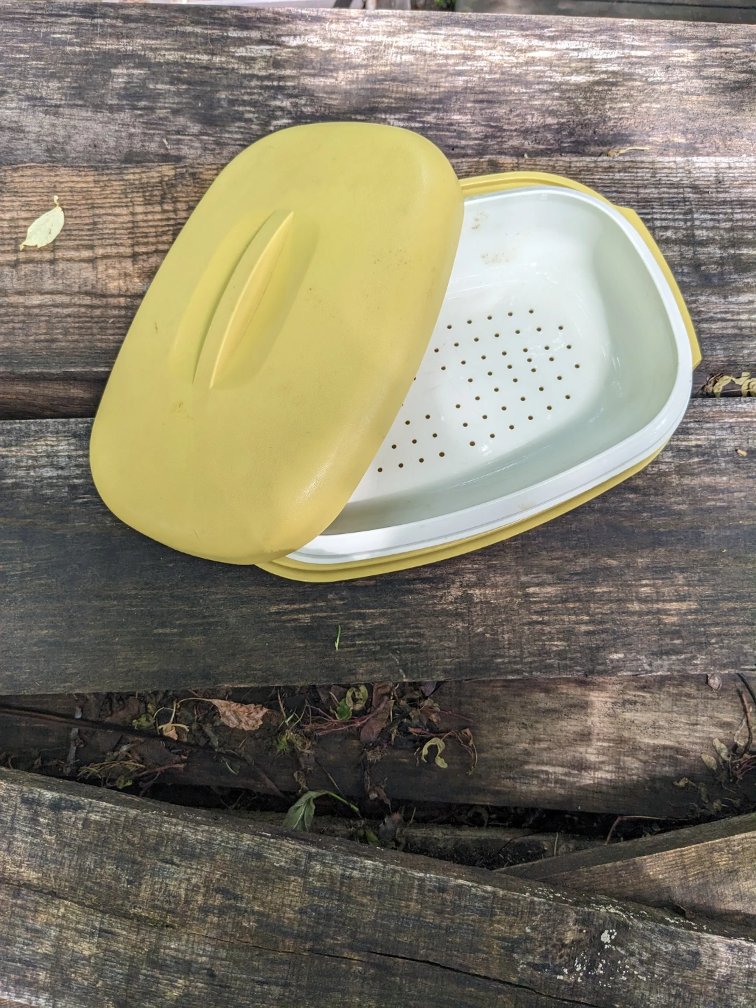 Vintage Tupperware Steamer Basket with Lid