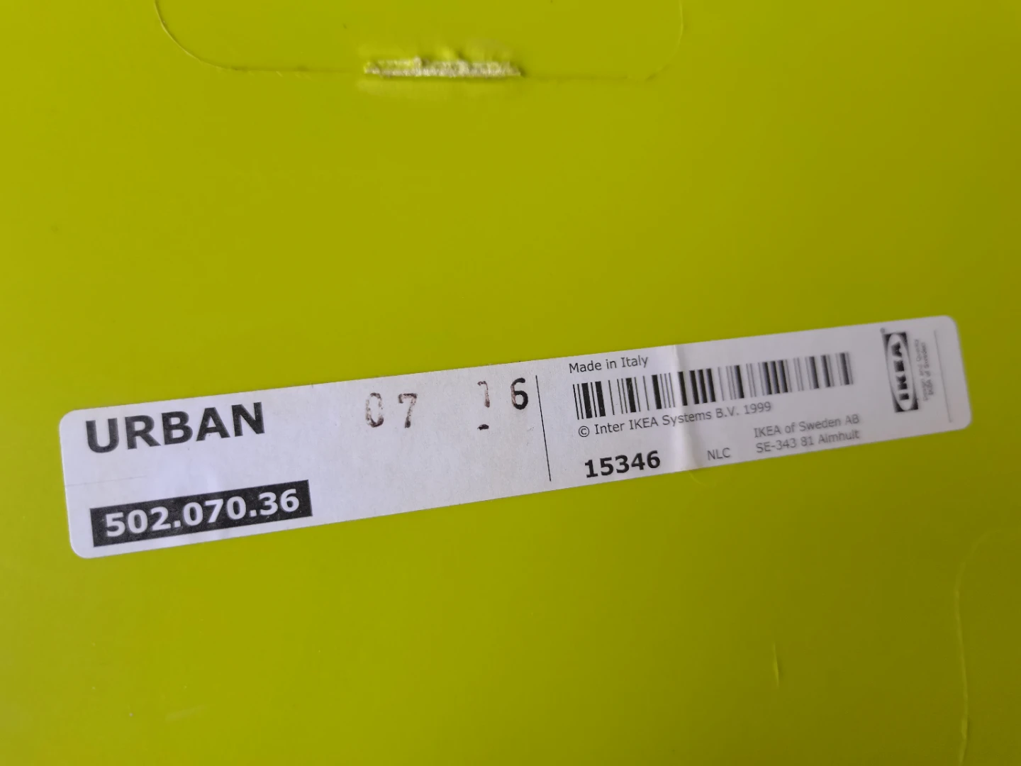 IKEA URBAN Chairs - Set of 4 - Lime Green - photo 5