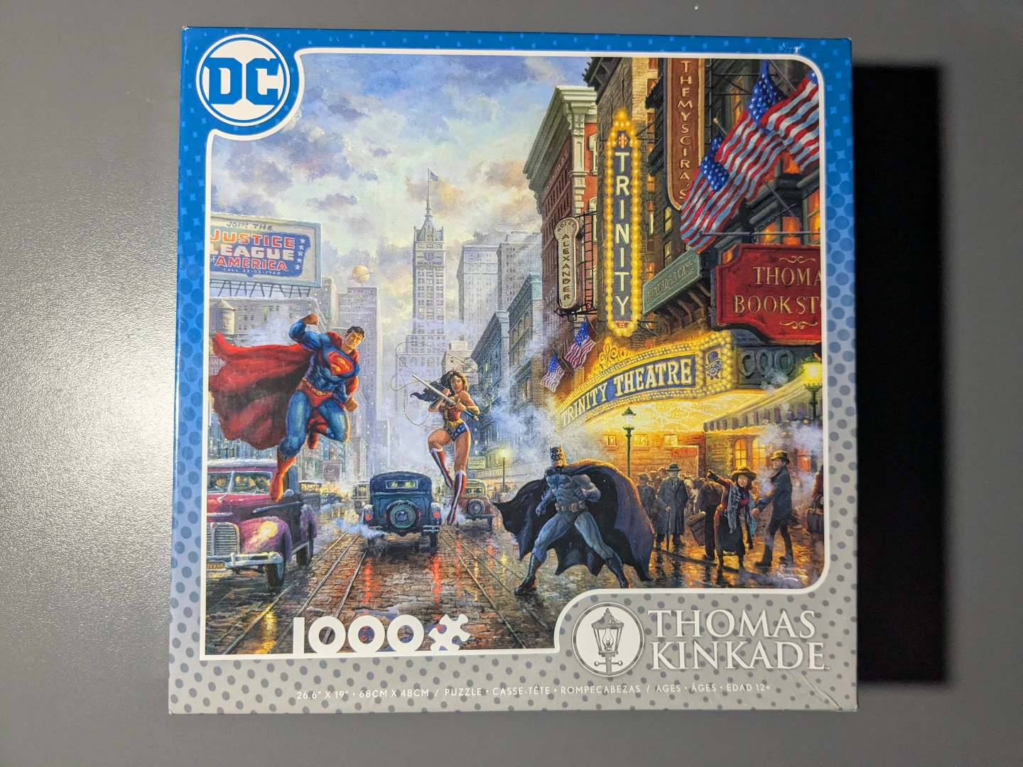 DC Puzzle Justice League 1000pc Thomas Kinkade DC Comics