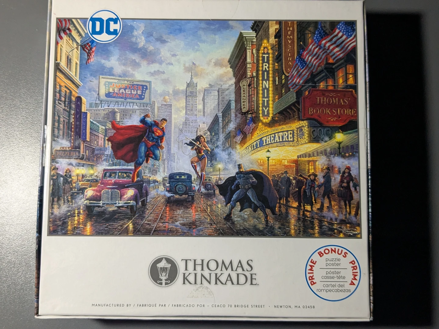 DC Puzzle Justice League 1000pc Thomas Kinkade DC Comics - photo 2