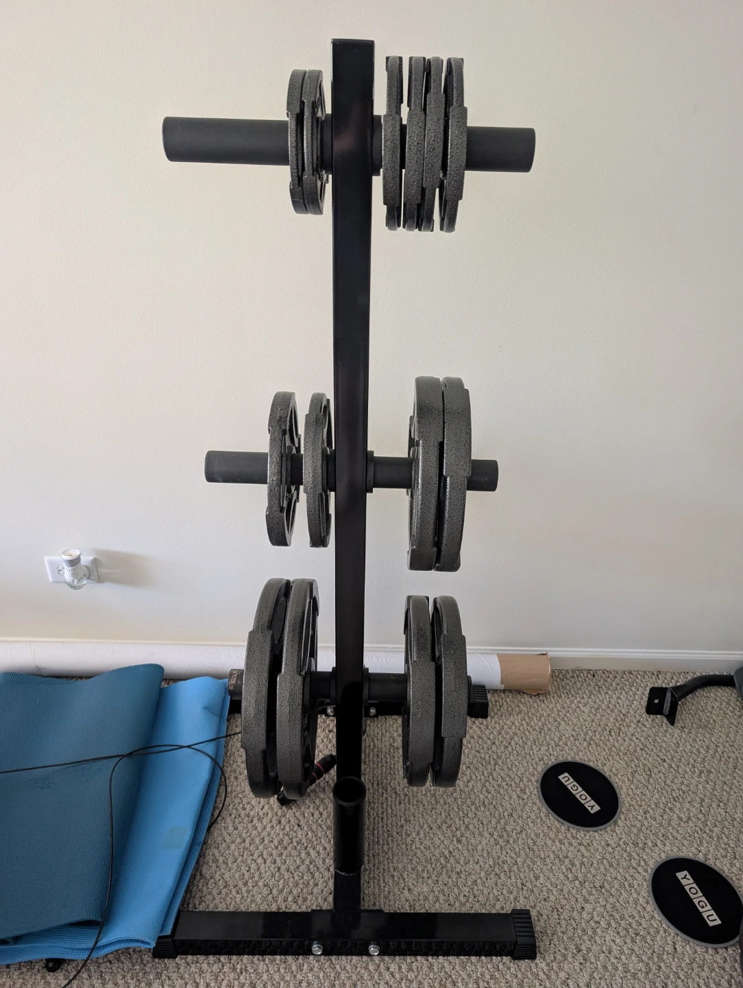 Weight rack and weights - photo 2