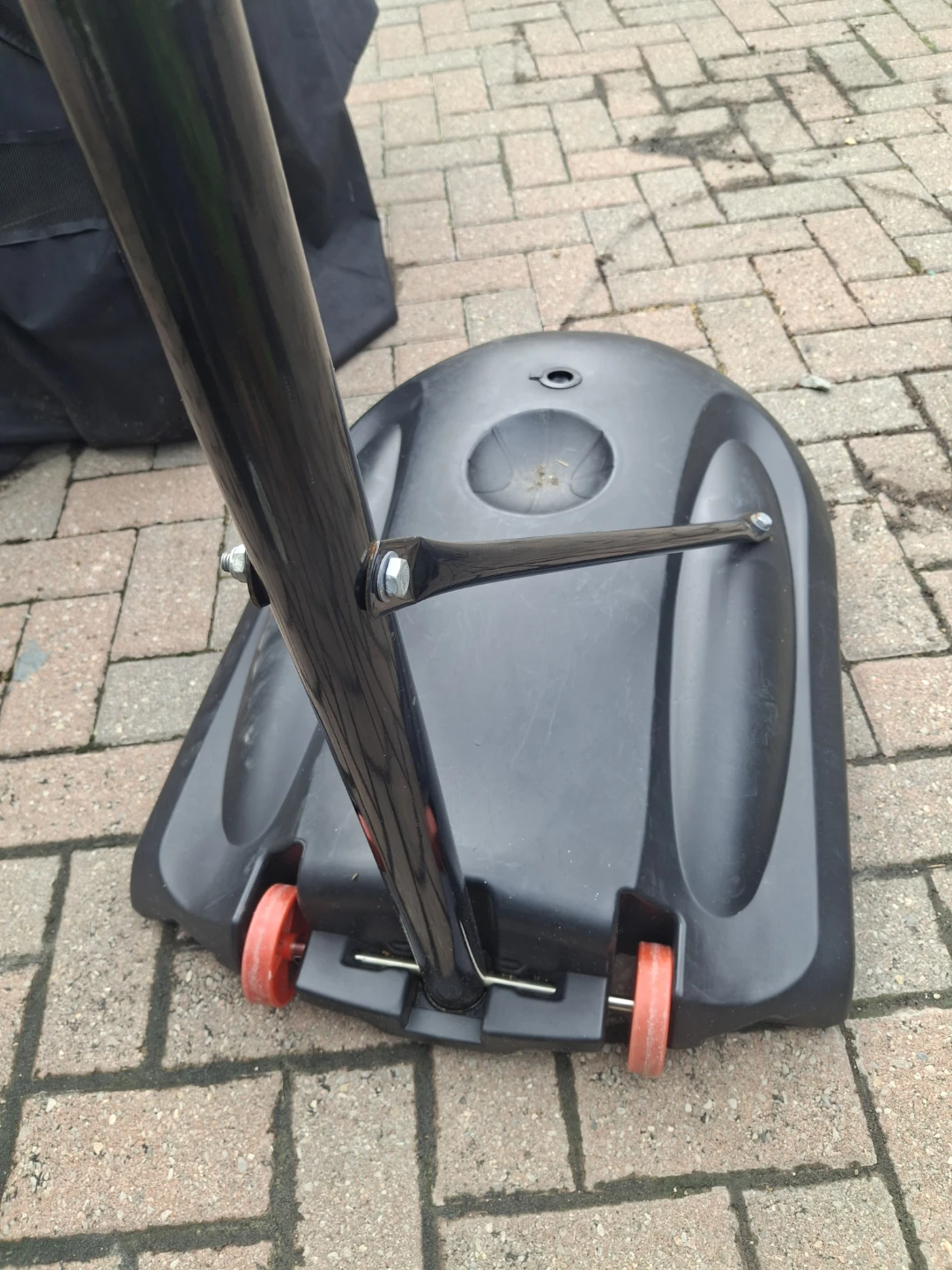 Black Basketball Hoop Base with Wheels - photo 2
