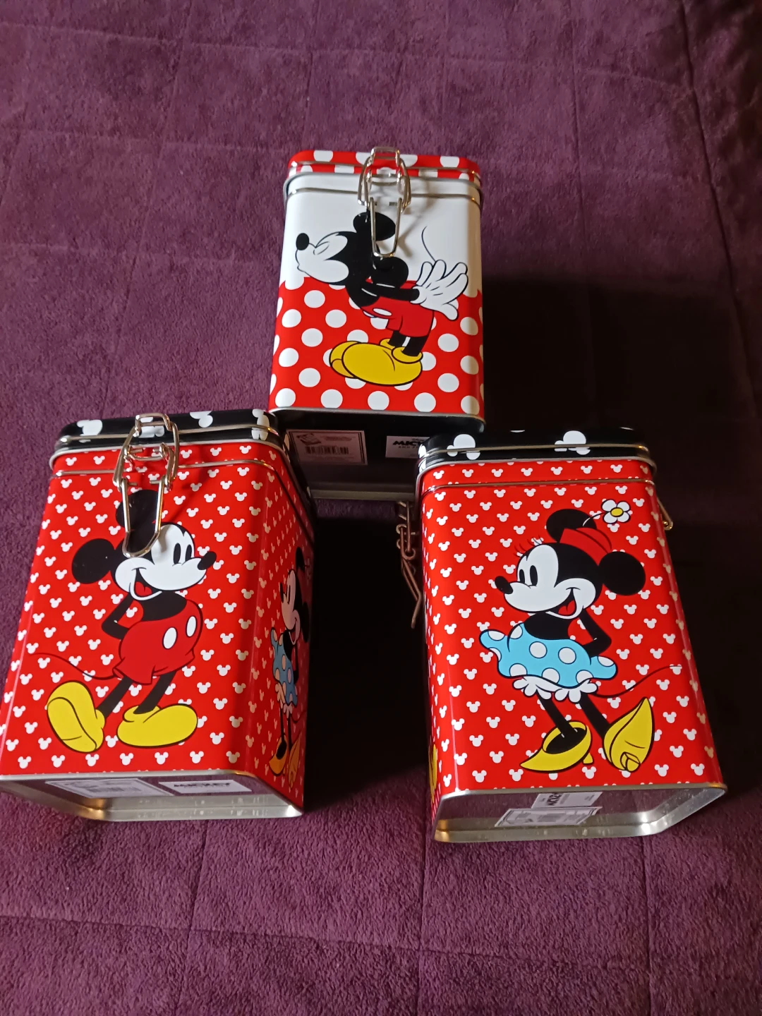 Disney Mickey and Friends Tin Canister Set