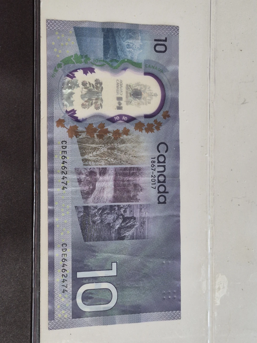Canada $10 Bank Note (1867-2017) - photo 2
