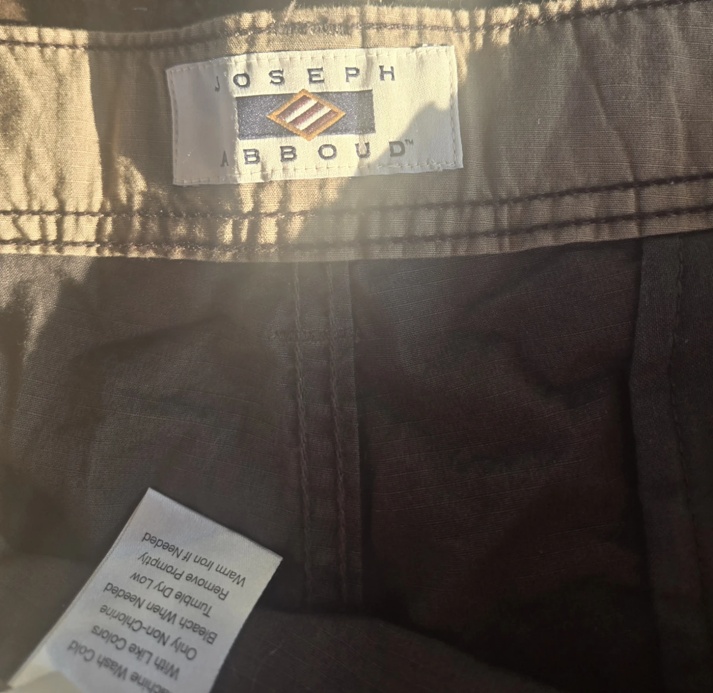 NWT Men's Cargo Shorts. 42x10. Joseph Abboud. Khaki. $45 OBO. - photo 4