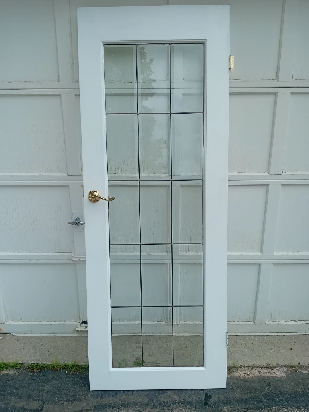 White Interior Door with Glass Panes