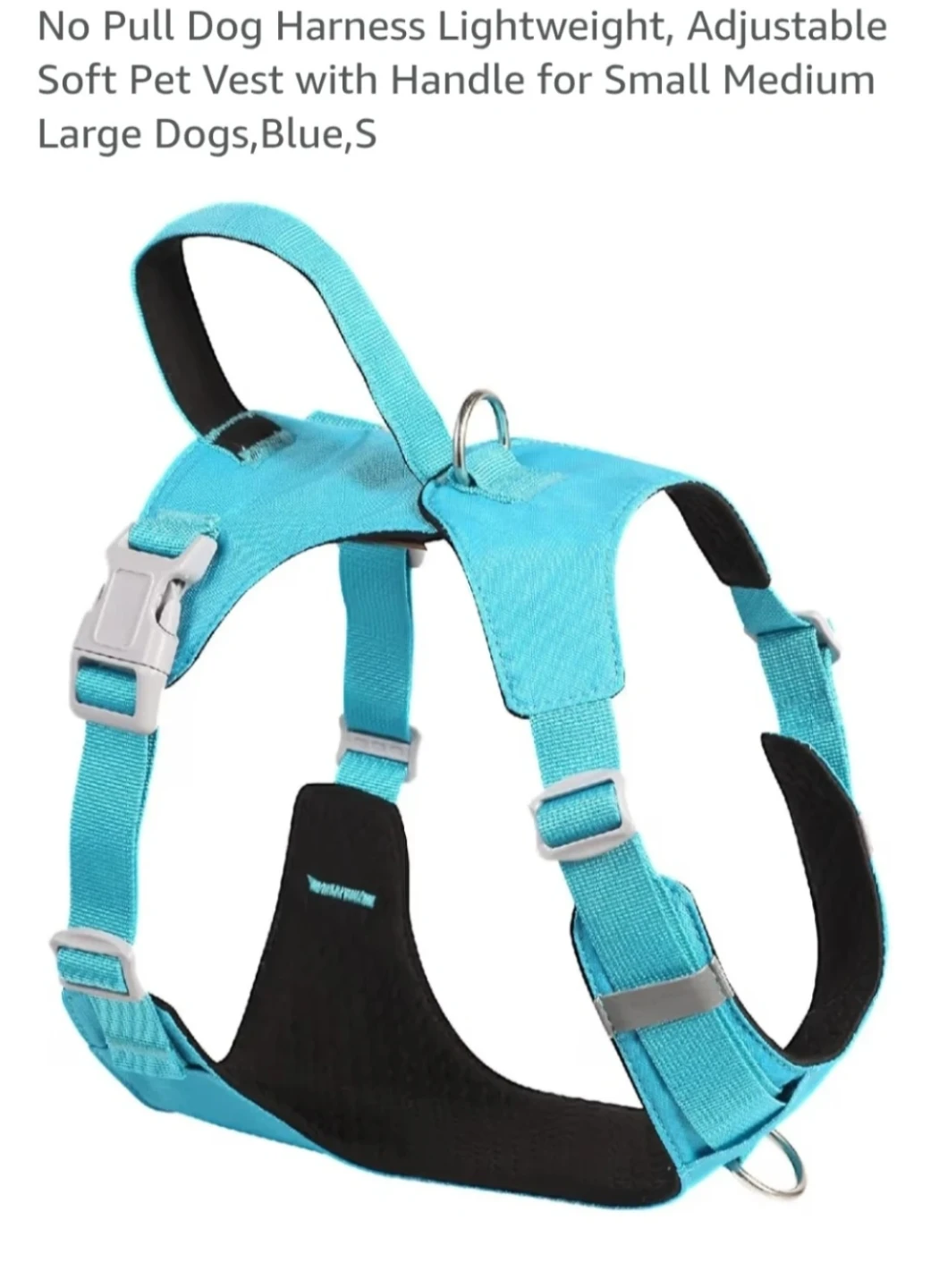 BNWT Blue No Pull Dog Harness Size L - photo 2