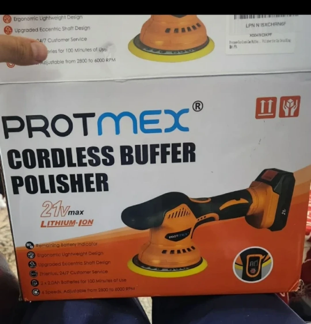 PROTMEX Cordless Buffer Polisher 21V Max