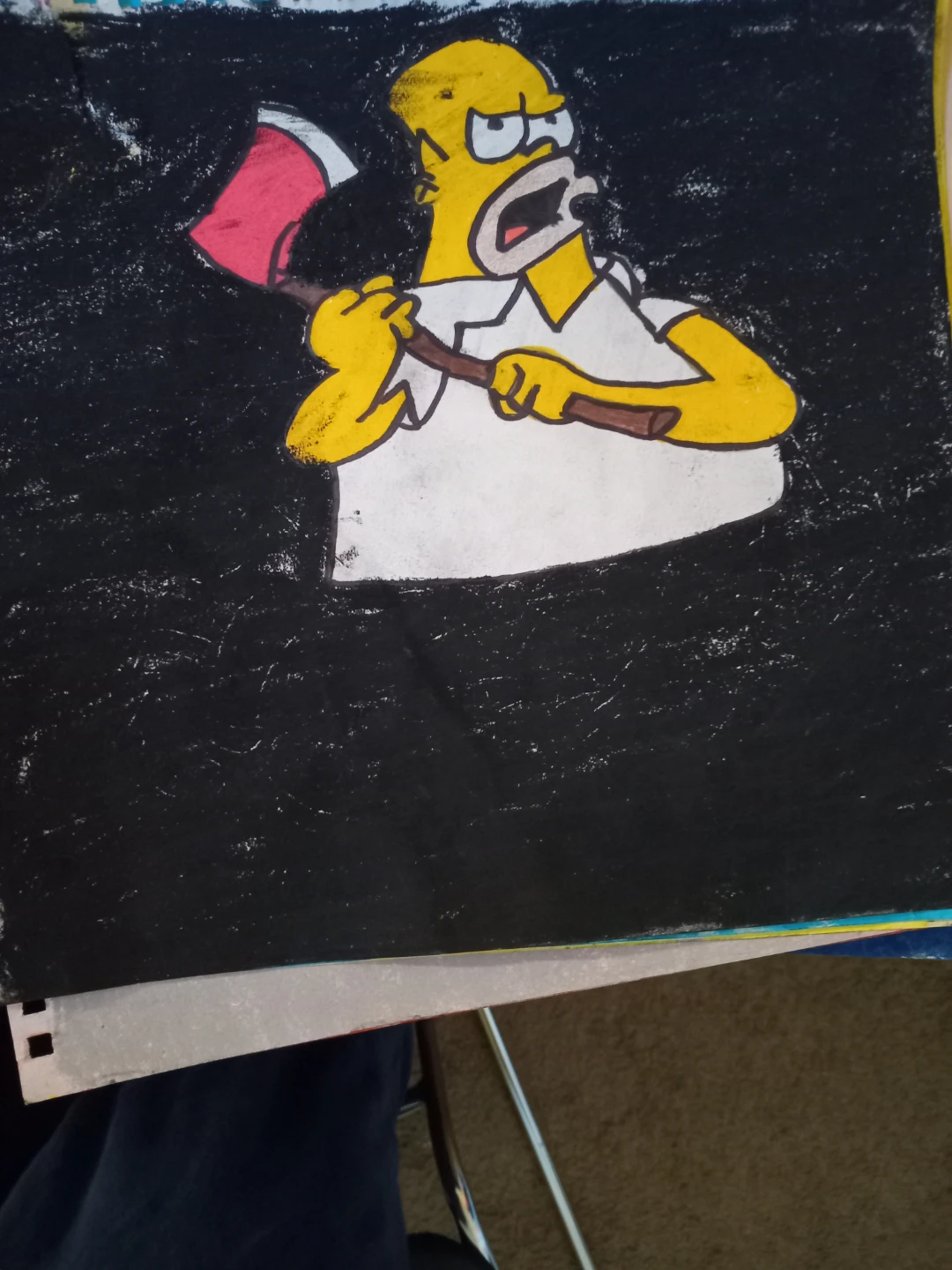 Homer Simpson Drawing by Custom Artist Sherwin - photo 4