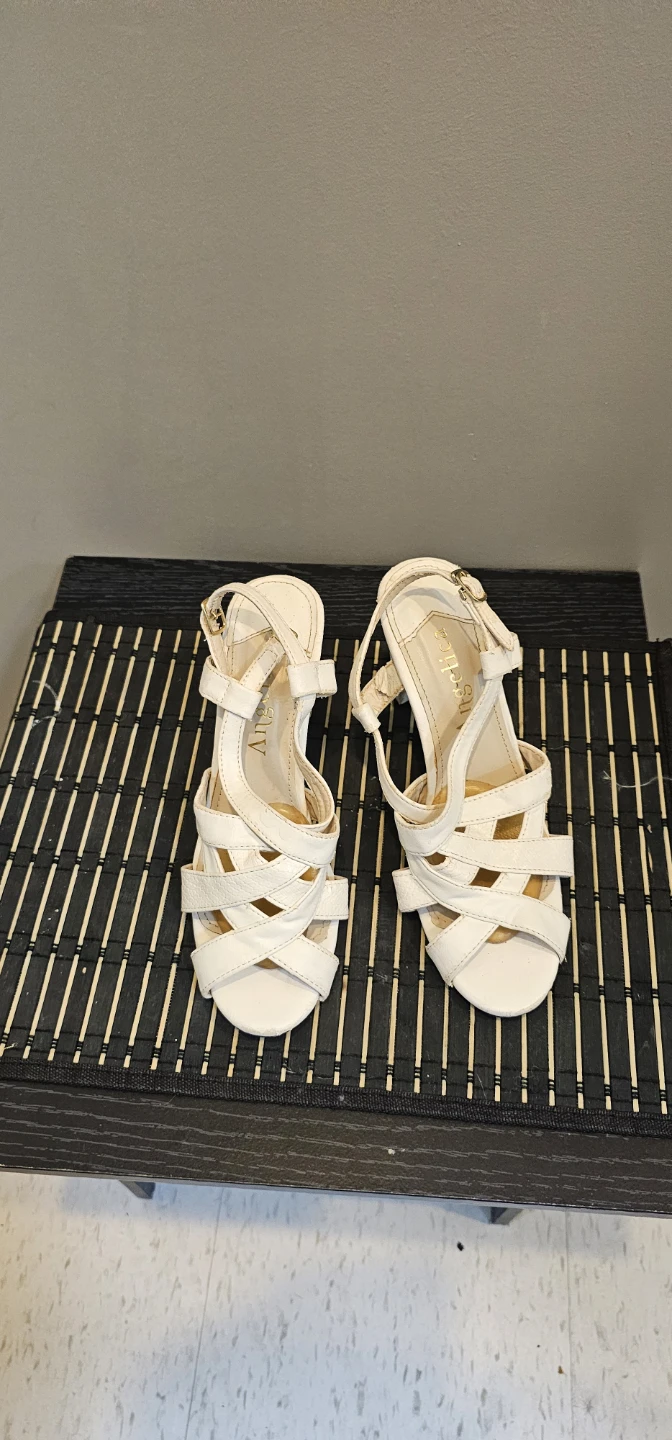 White Angelica Strappy Heels - photo 2