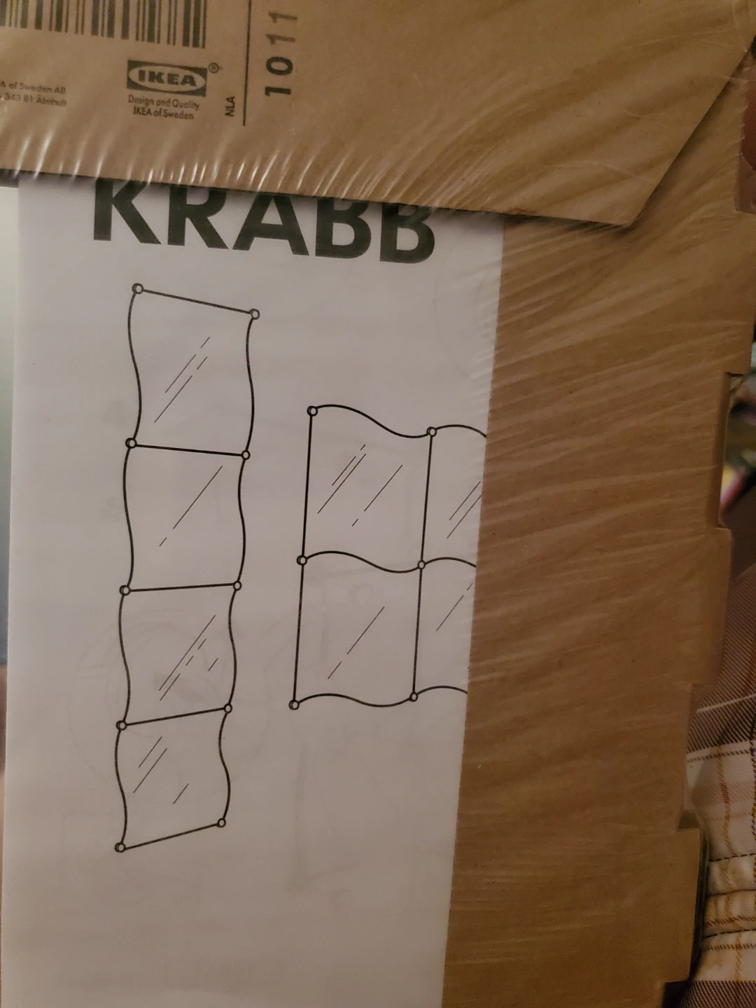 IKEA KRABB Mirror 44x40 cm - photo 3