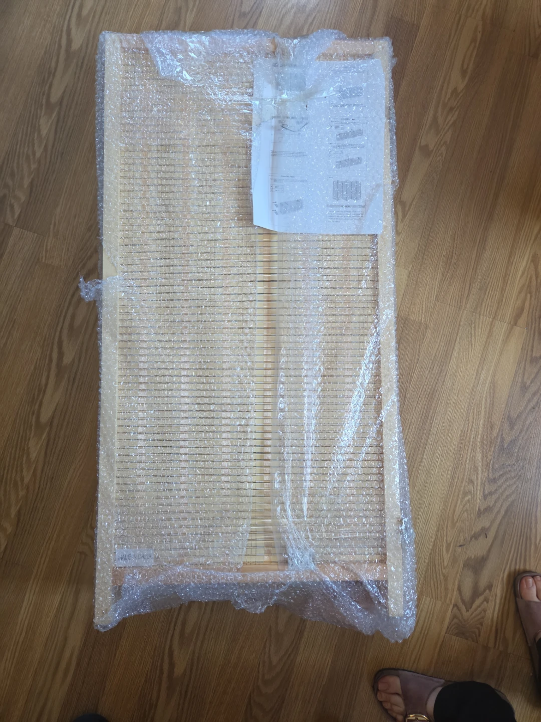 6-Panel Bamboo Room Divider Screen - photo 2
