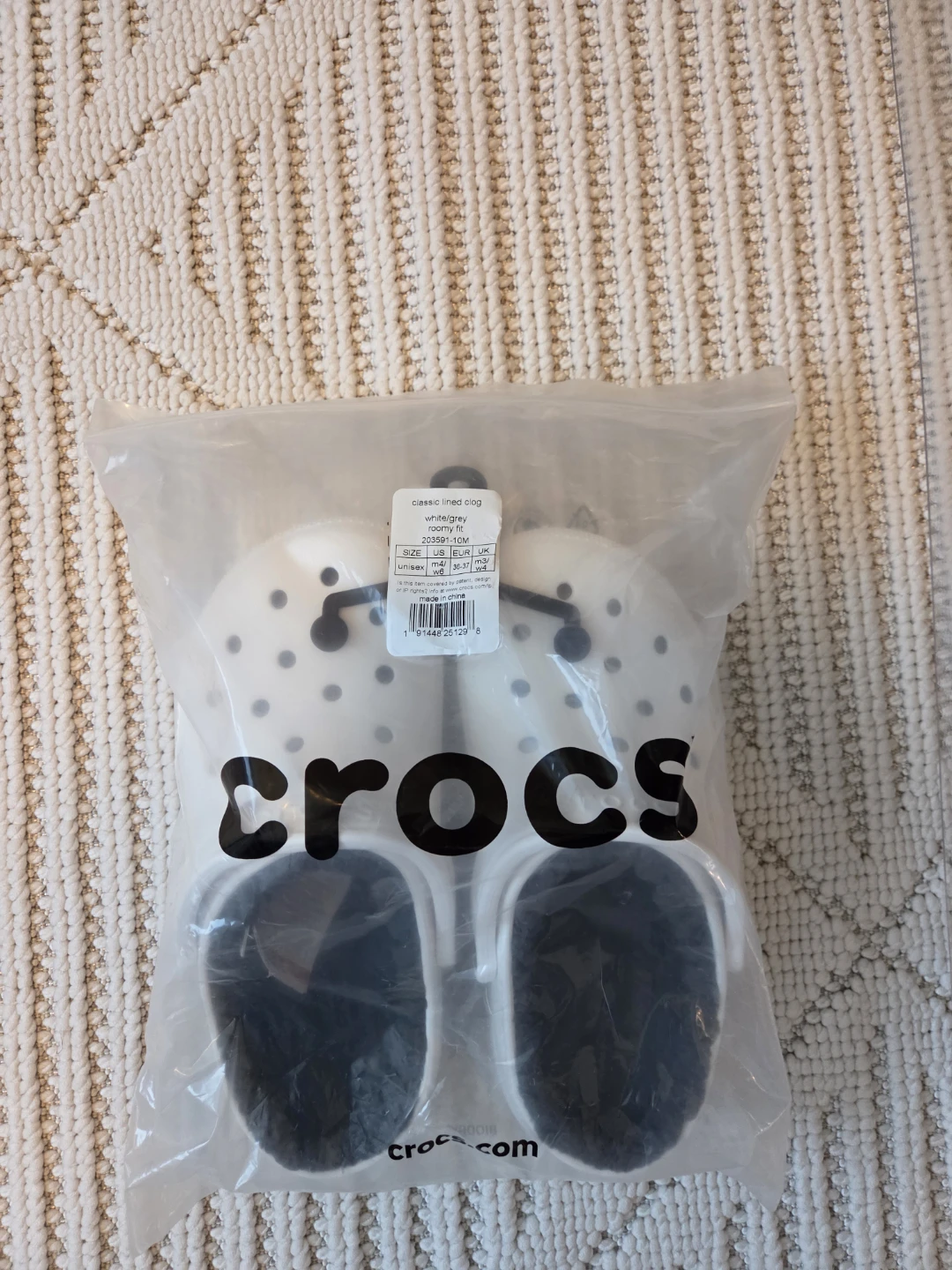 women's size 6 Brand new lined Crocs - - photo 2