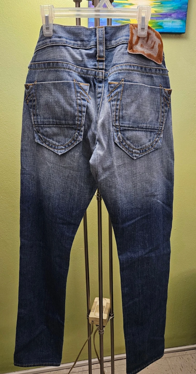 True Religion Brand Jeans Blue Denim Size 28 - photo 4