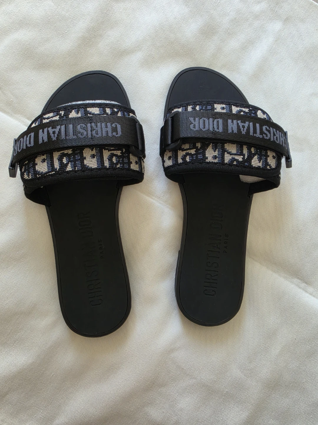Christian Dior Black Slides