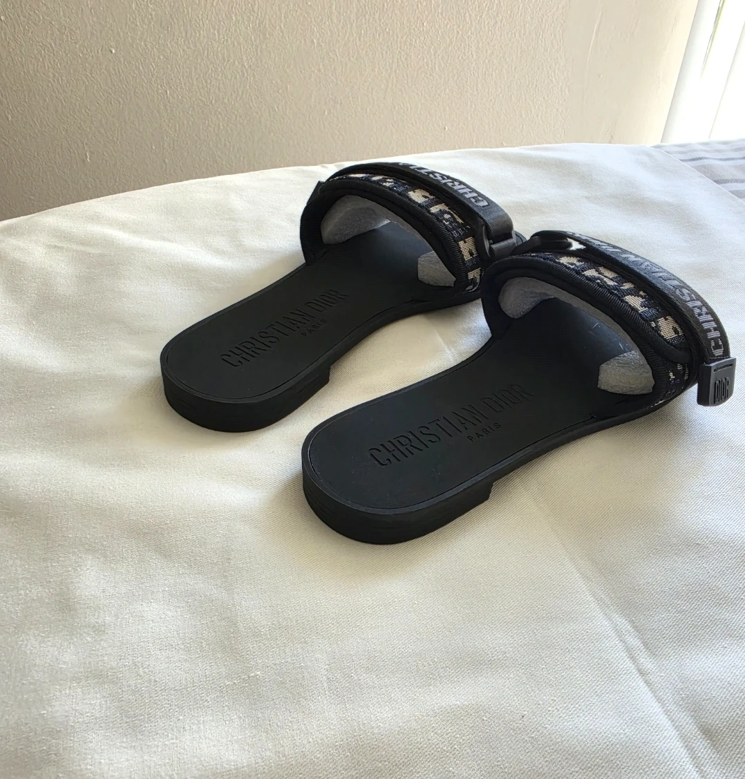 Christian Dior Black Slides - photo 3