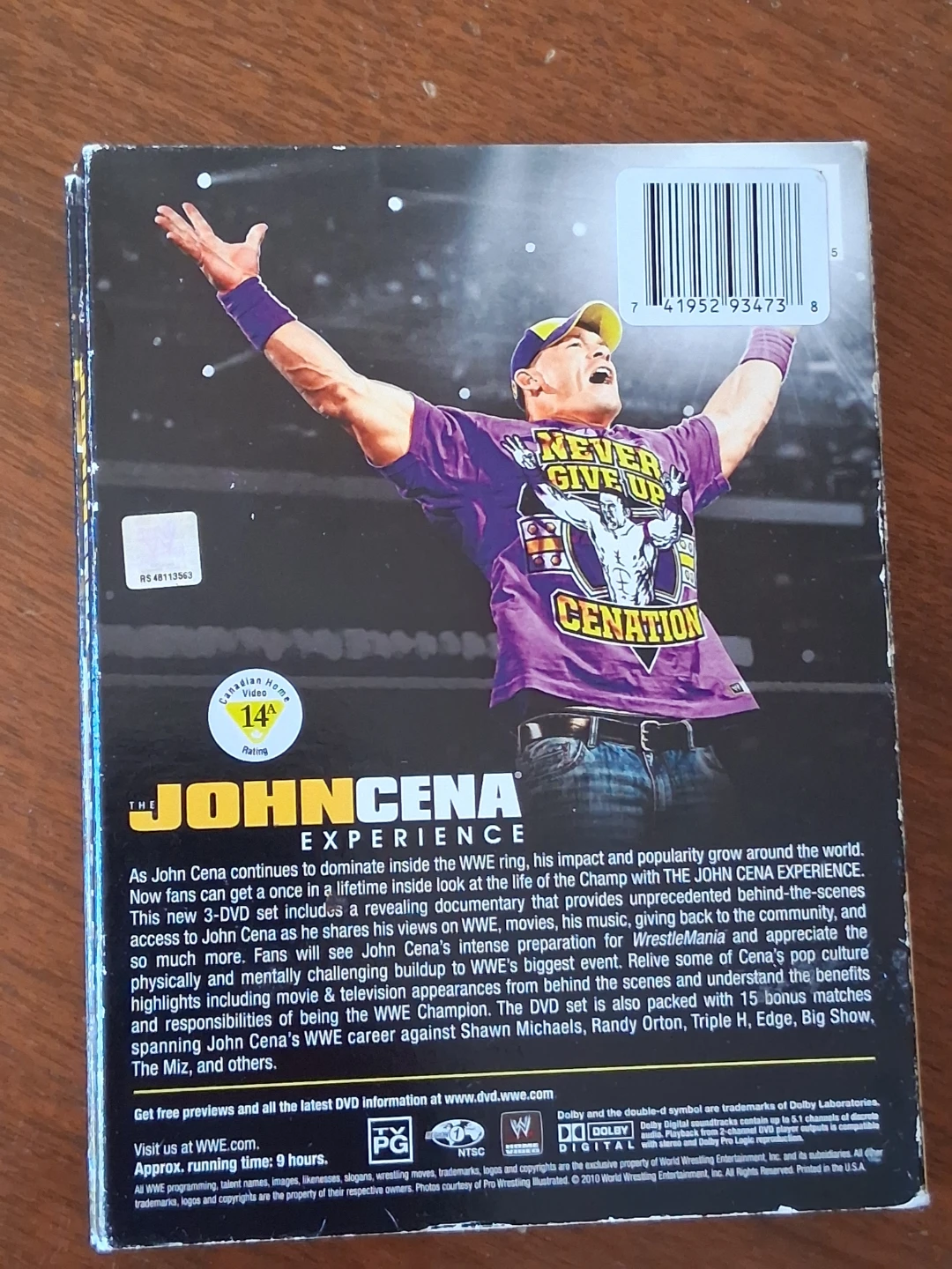 John Cena Experience 3-Disc DVD Set - photo 4