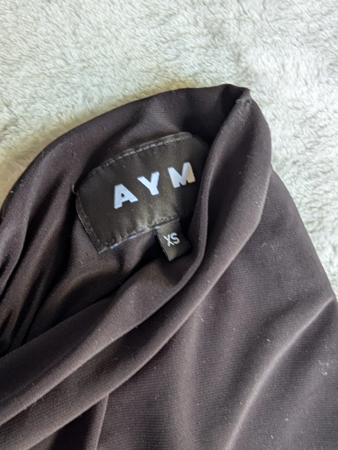 ⚽AYM Black Ruched Maxi Skirt - photo 4