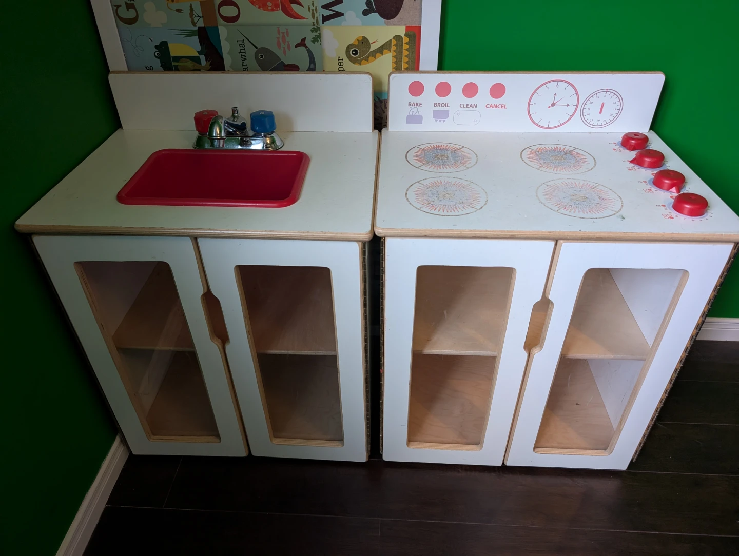 Kids Play Kitchen Set with Sink and Stove - photo 5