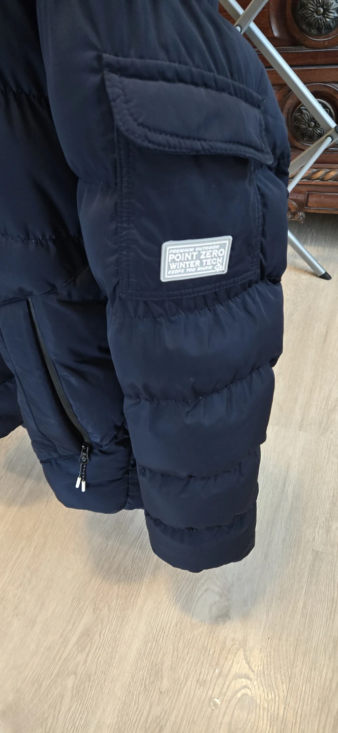 Point Zero Puffer Winter Jacket - Navy Blue - photo 3