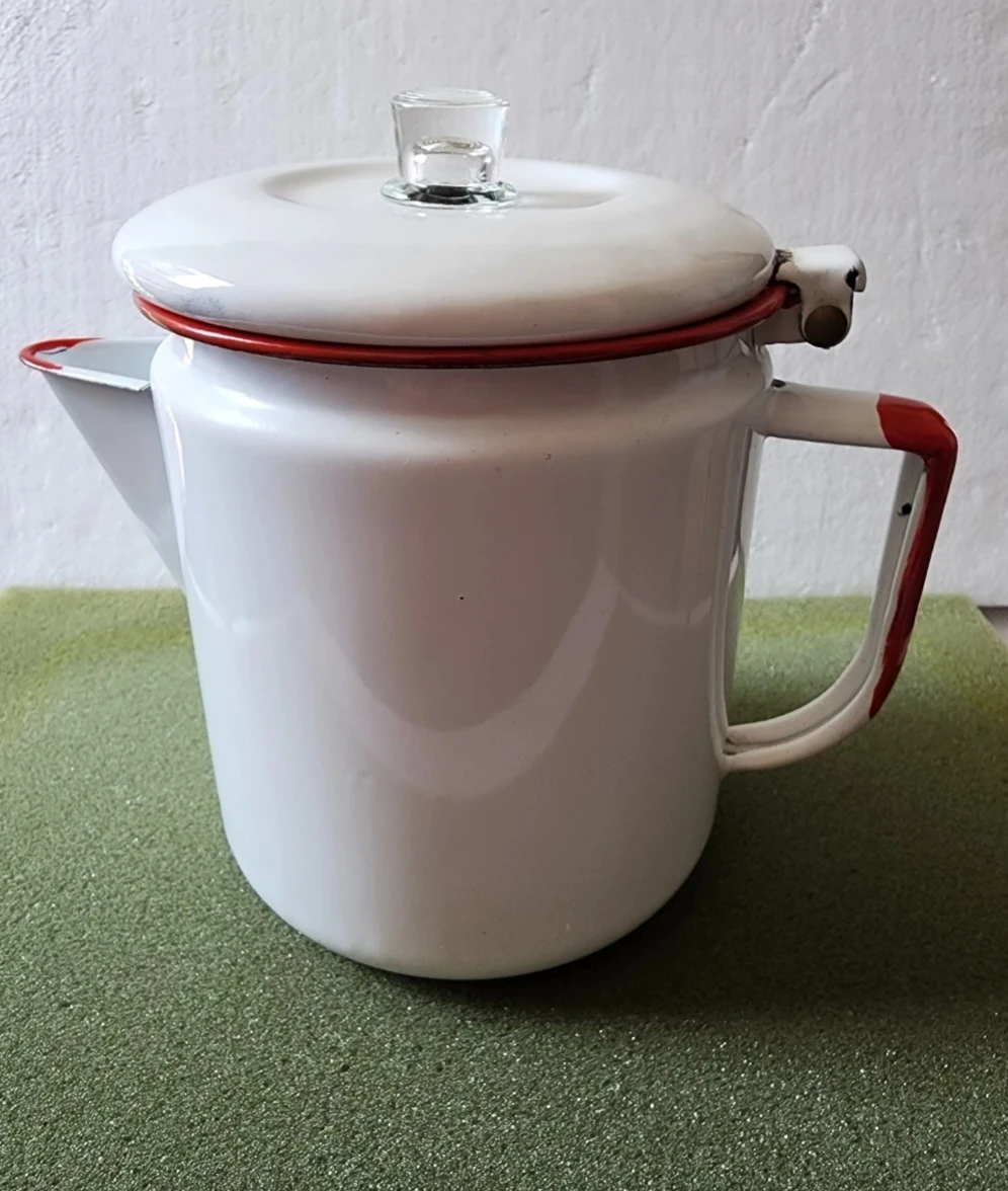 ENAMEL COFFEE POT