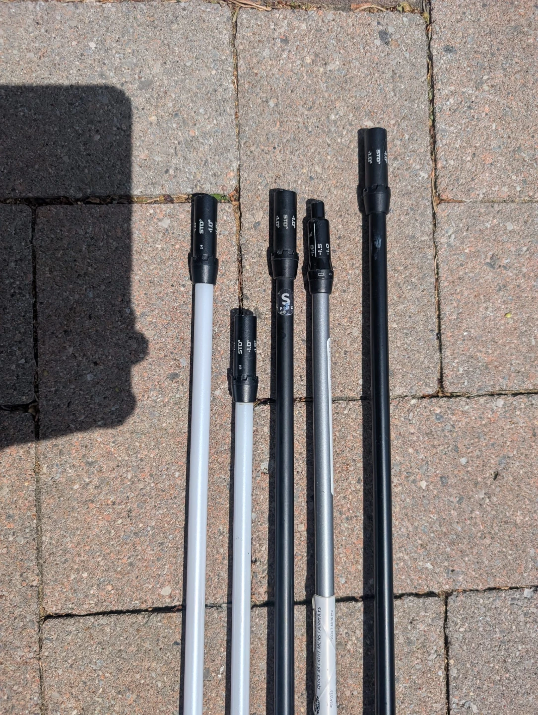 5 Golf Club Graphite Shafts - Fujikura PING Cobra - photo 3