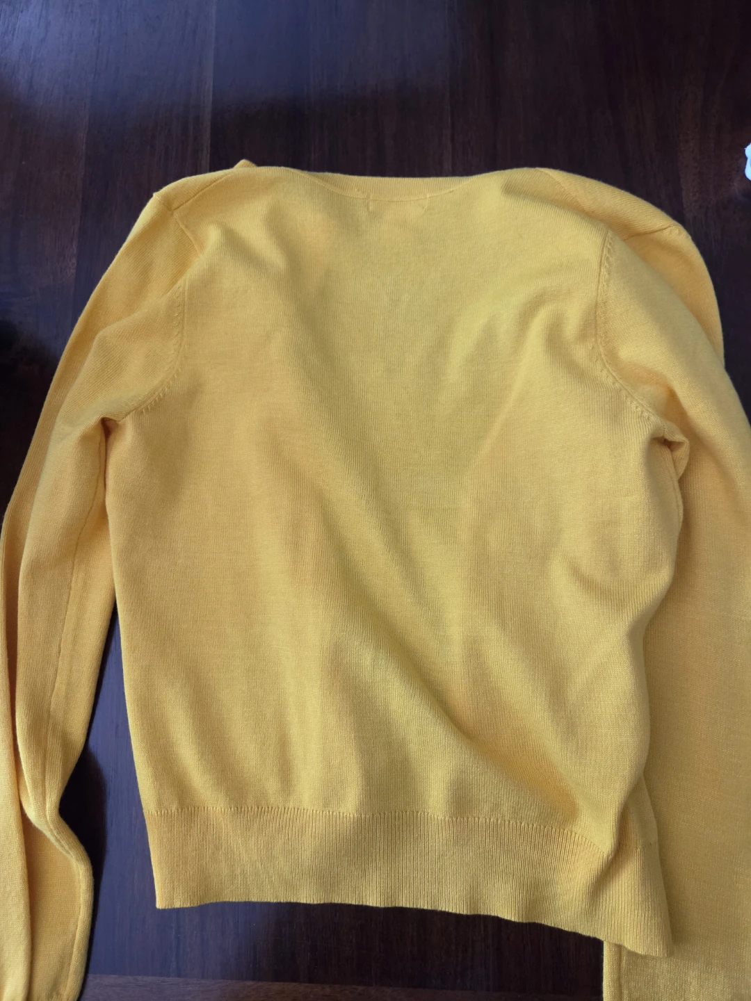 Anna Rose Petite Yellow Embroidered Cardigan - photo 5